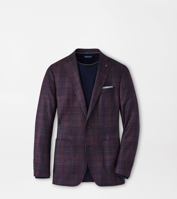 Peter Millar Flynn Classic Fit Wool Blazer Navy