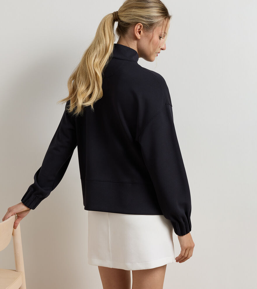 Flora Knit Half-Zip Pullover image number 3