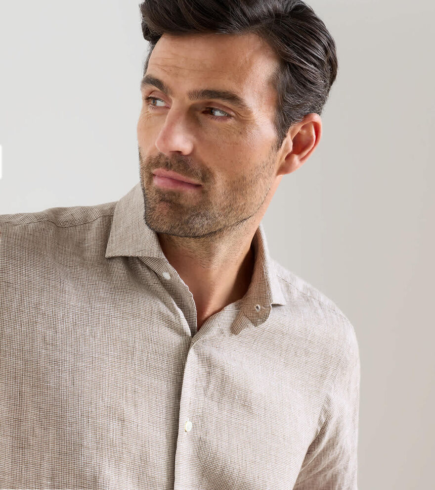 Astino Lino Check Sport Shirt - Alternate Image 3