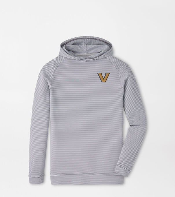 Vanderbilt Pine Youth Sugar Stripe Performance Hoodie