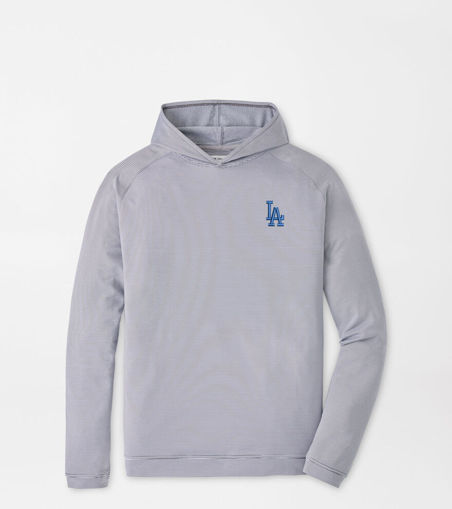 Los Angeles Dodgers Pine Sugar Stripe Performance Hoodie image number 1