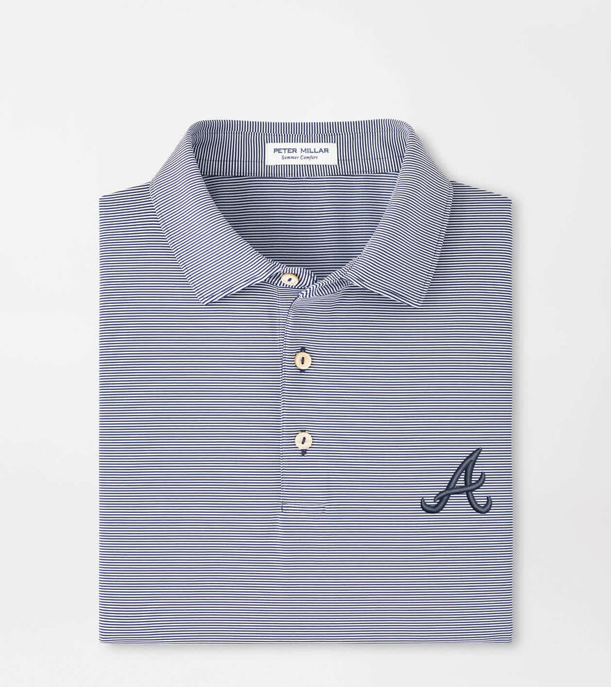 Atlanta Braves Jubilee Performance Jersey Polo image number 1
