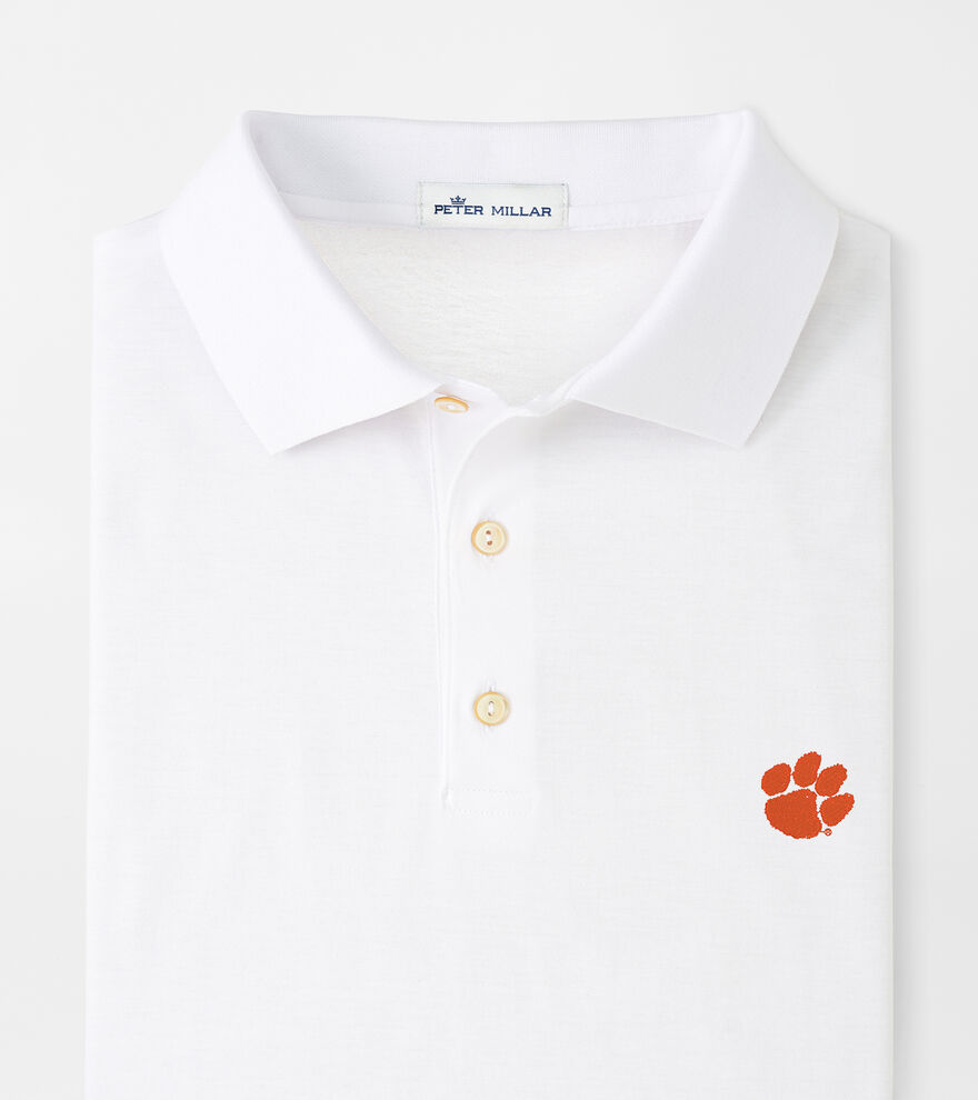Clemson Solid Cotton Polo image number 1