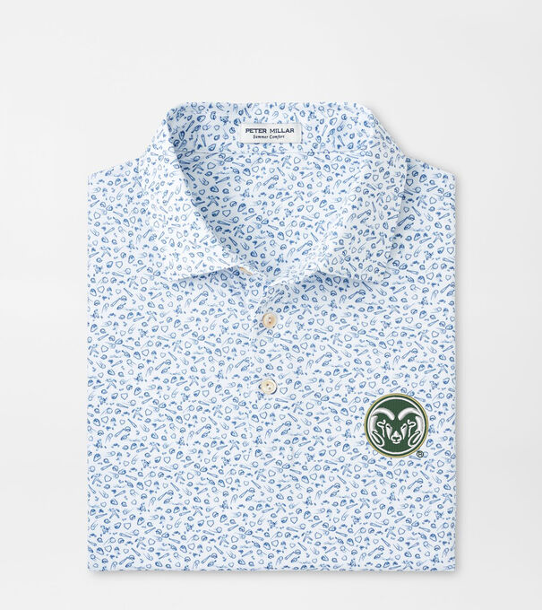 Colorado State Batter Up Performance Jersey Polo