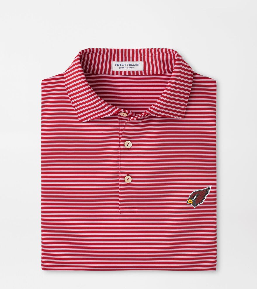 Arizona Cardinals Tiebreaker Performance Jersey Stripe Polo image number 1