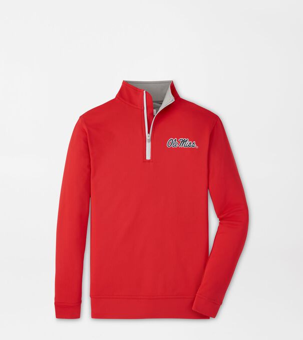 Ole Miss Youth Perth Performance Quarter-Zip