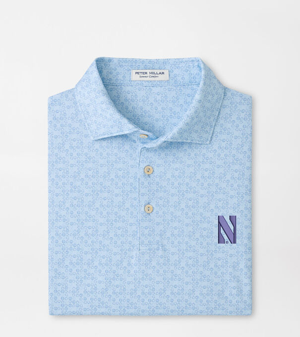 Northwestern Bases Loaded Performance Jersey Polo