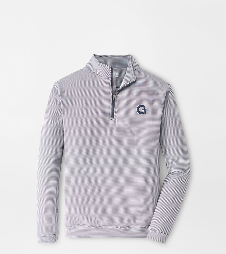 Georgetown Perth Mini-Stripe Performance Pullover image number 1