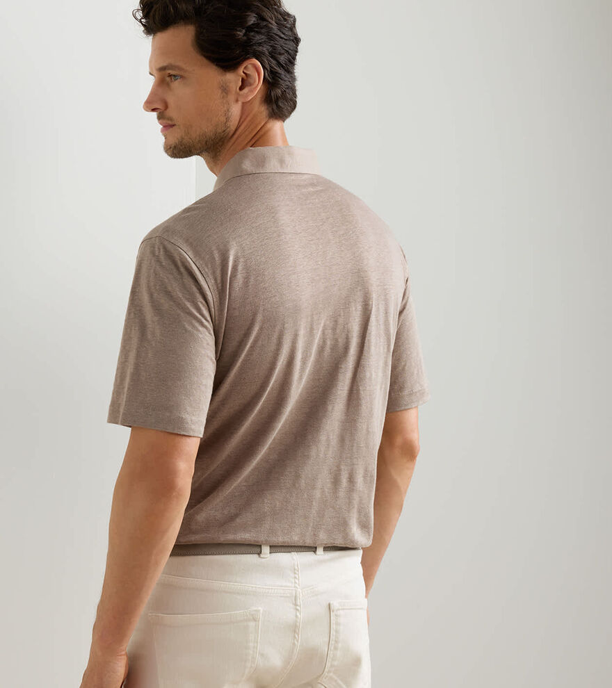 Astino Linen Polo - Alternate Image 2