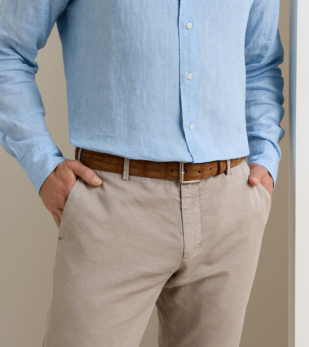 Excursionist Nubuck Alligator Belt