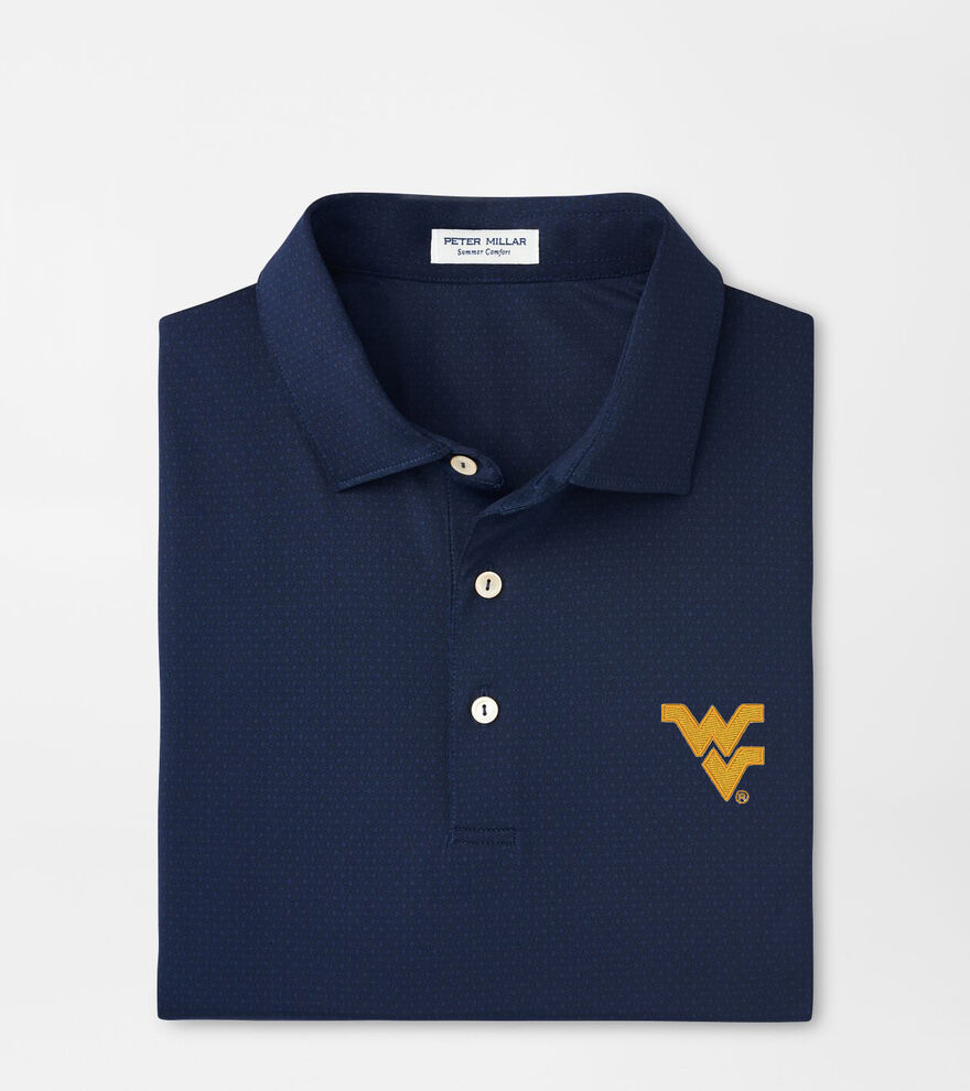 West Virginia Tesseract Performance Jersey Polo image number 1