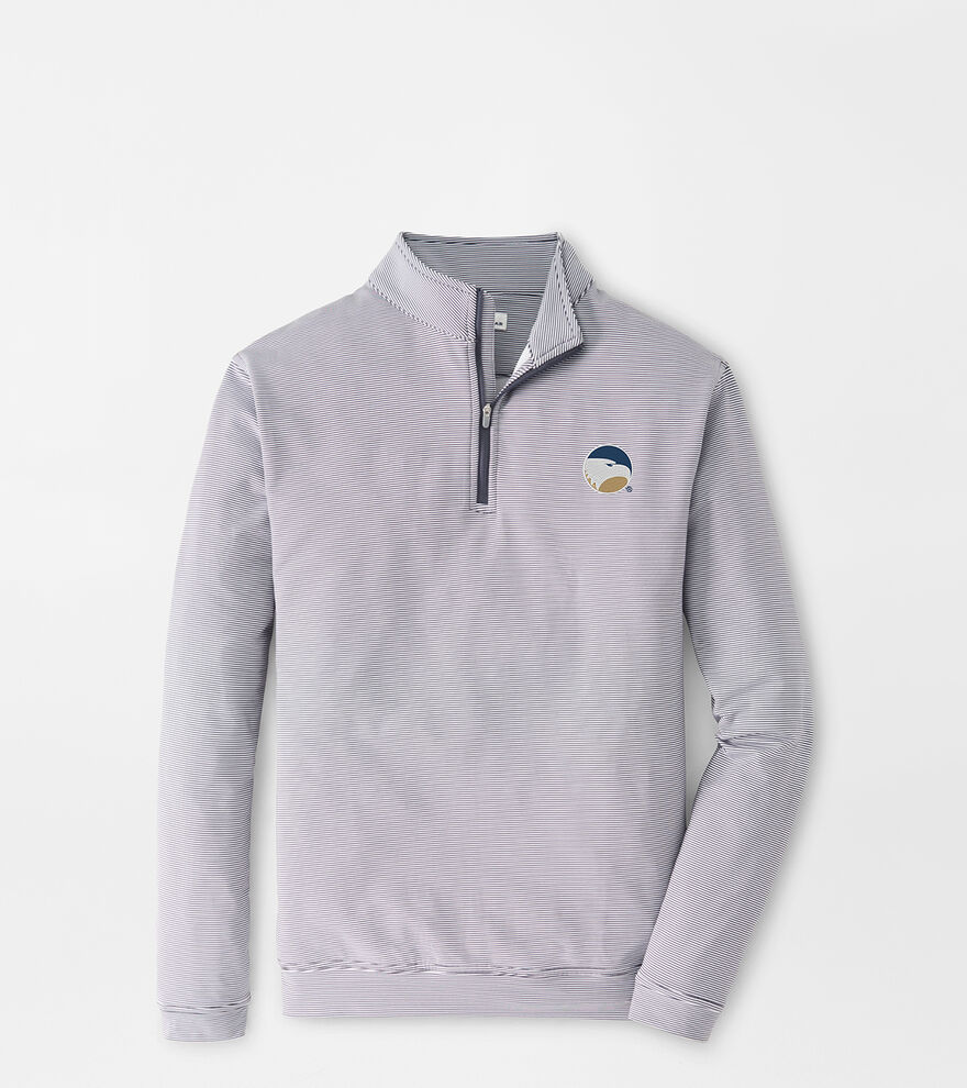 Georgia Southern Eagle Perth Sugar Stripe Performance Quarter-Zip image number 1