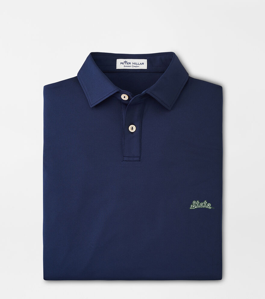 Morgan State Youth Solid Performance Jersey Polo image number 1