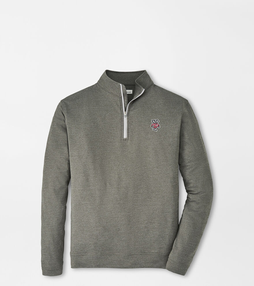 Wisconsin Badger Perth Mélange Performance Quarter-Zip image number 1
