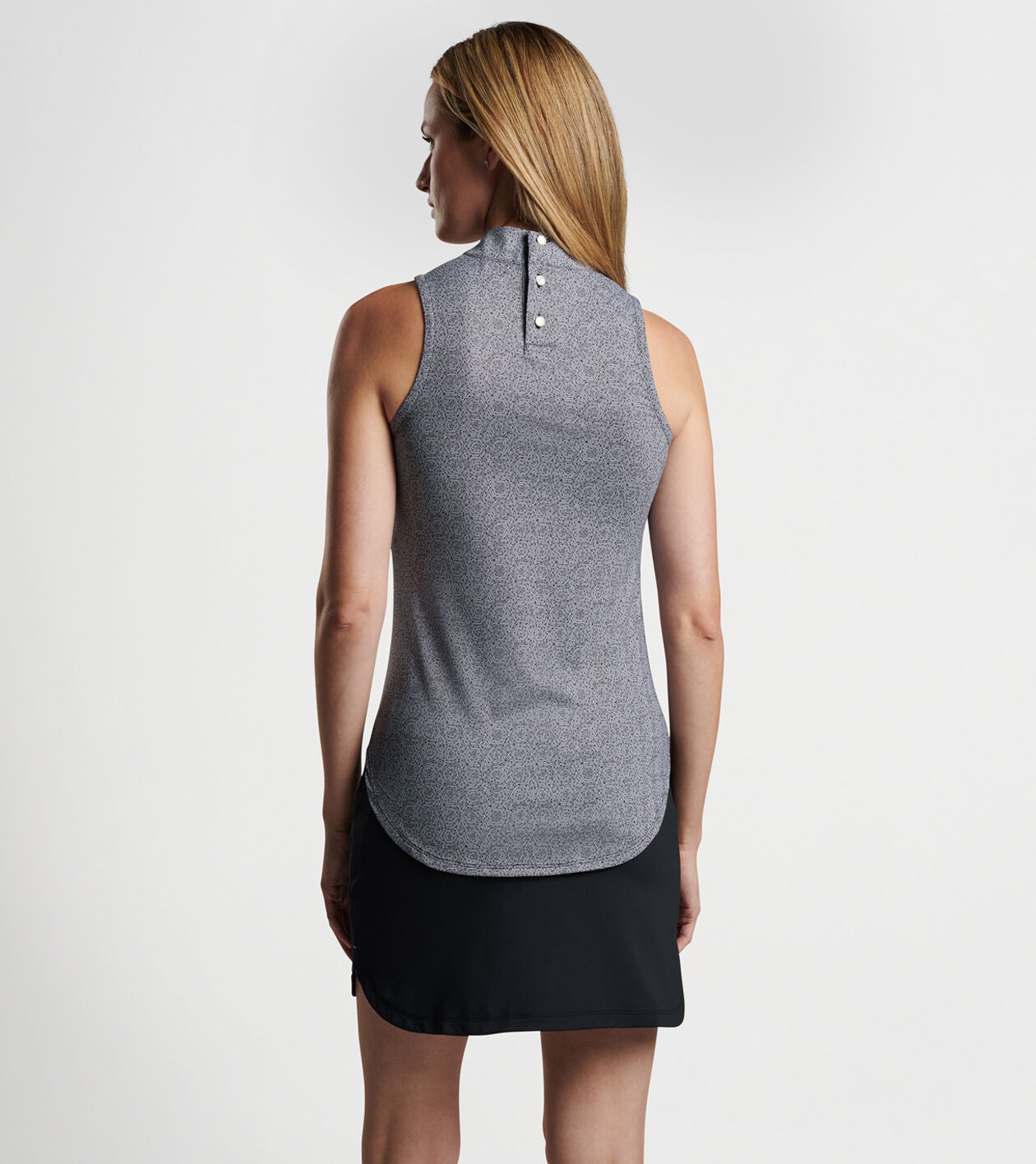 Ladies sleeveless mock turtleneck shell hotsell