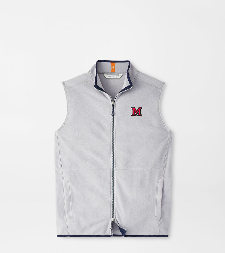 Miami of Ohio Thermal Flow Micro Fleece Vest image number 1