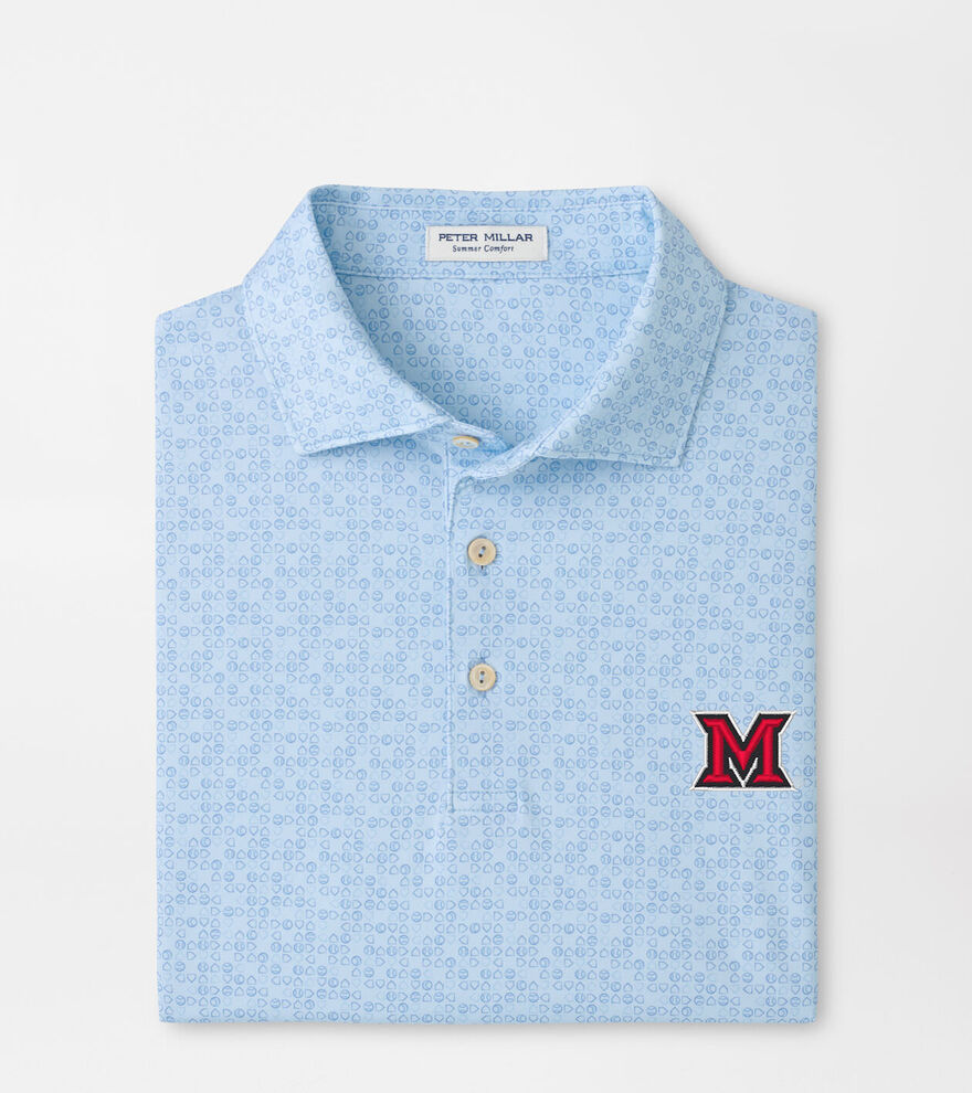 Miami of Ohio Bases Loaded Performance Jersey Polo