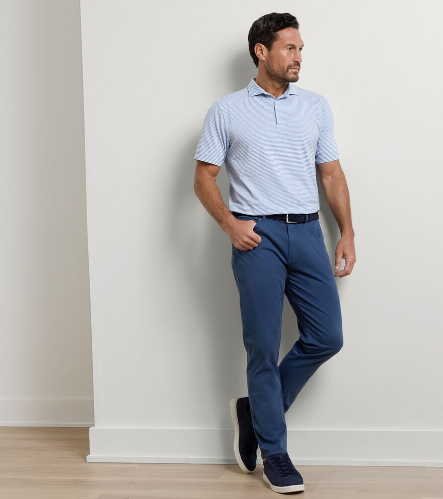Signature Sateen Five-Pocket Pant - Alternate Image 1