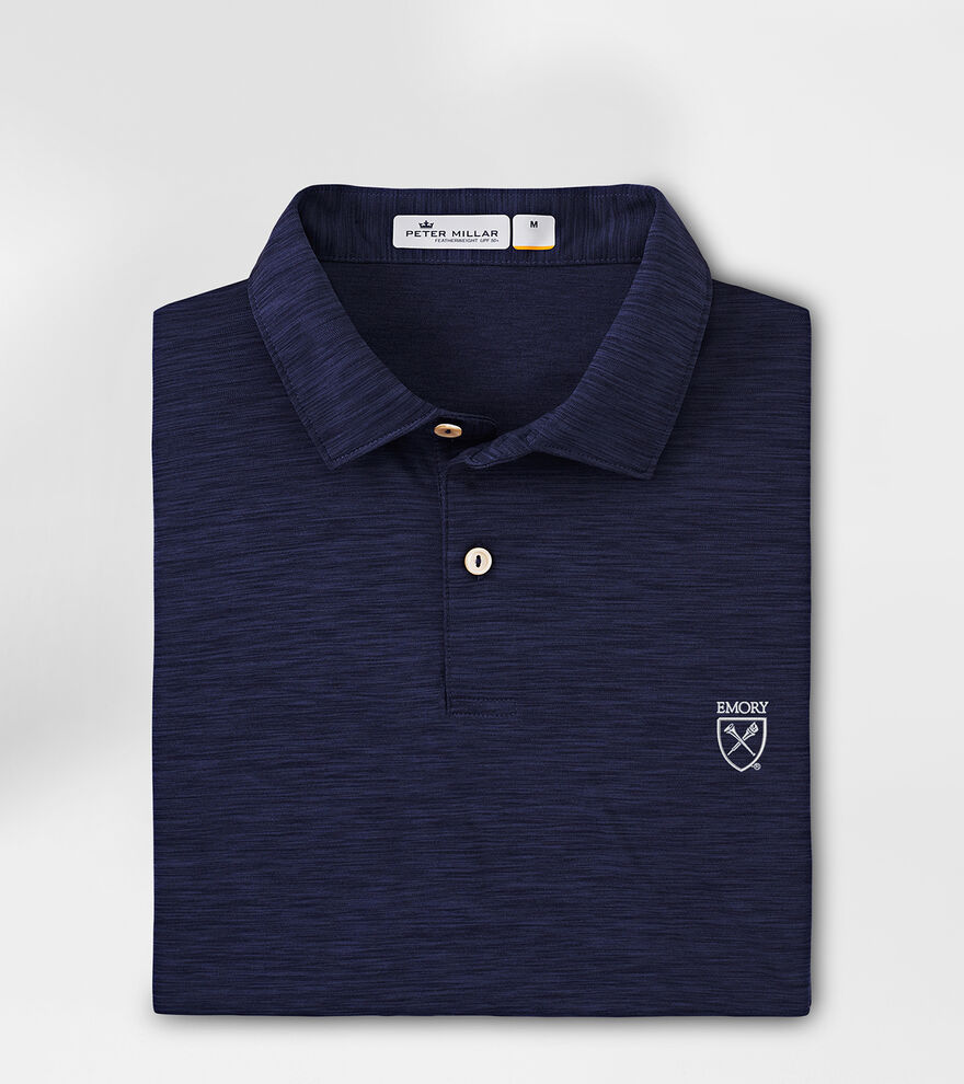 Emory Featherweight Melange Polo image number 1
