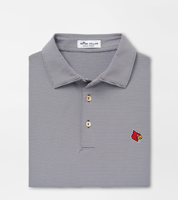 Louisville Jubilee Stripe Performance Polo