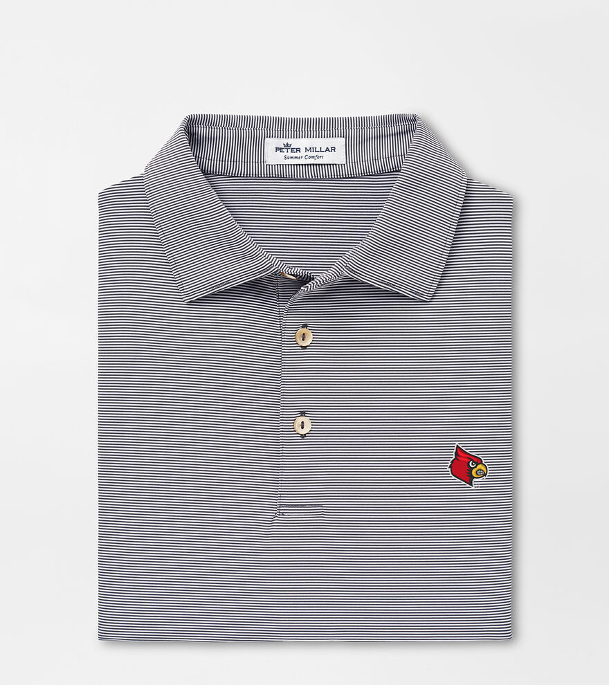 Louisville Jubilee Stripe Performance Polo image number 1