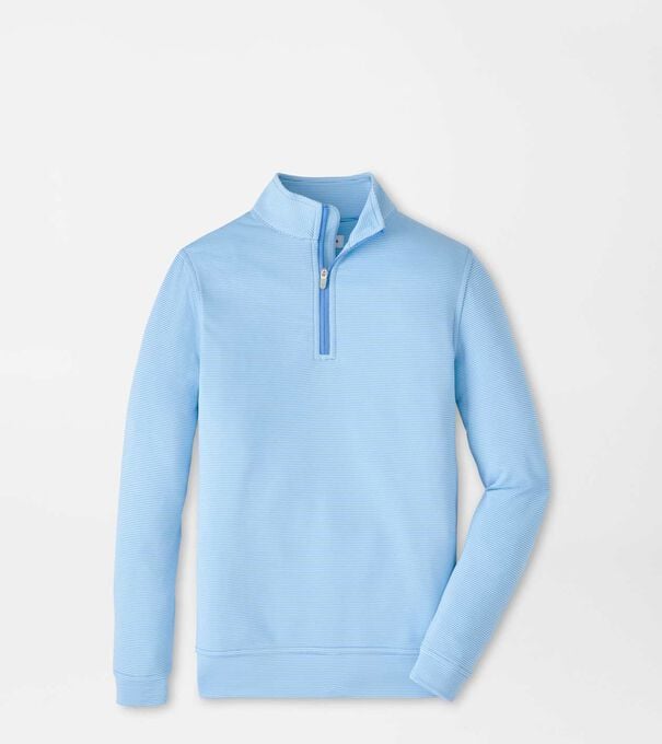 Perth Youth Sugar Stripe Performance Quarter-Zip