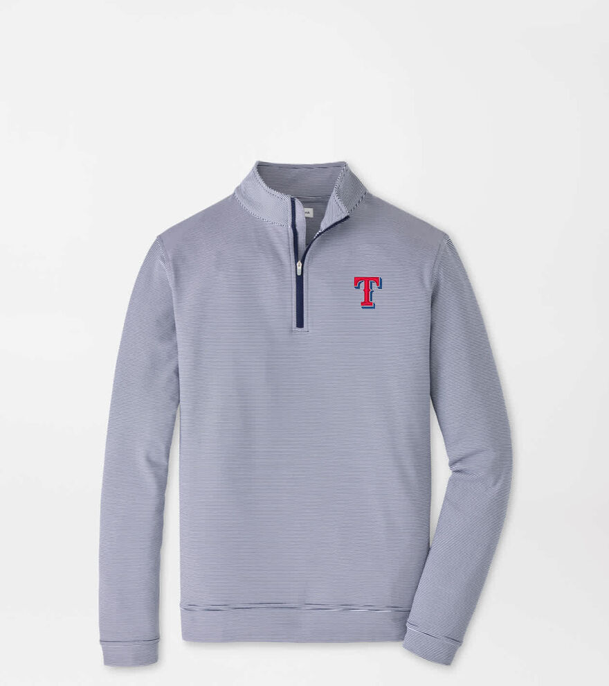 Texas Rangers Perth Sugar Stripe Performance Quarter-Zip