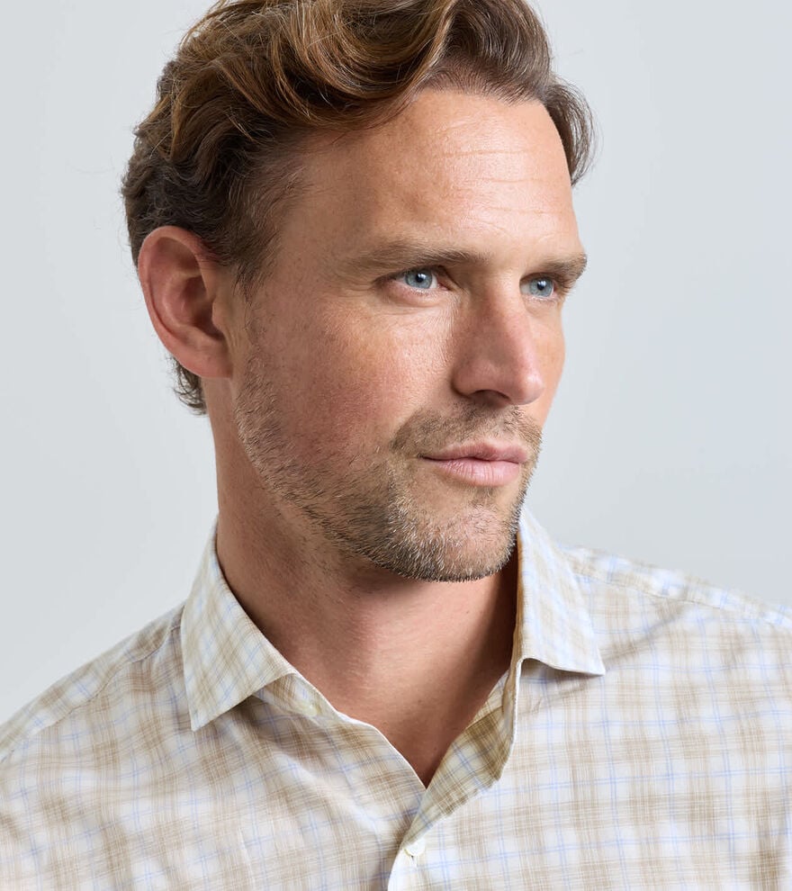 Venzone Italian Poplin Sport Shirt - Alternate Image 3