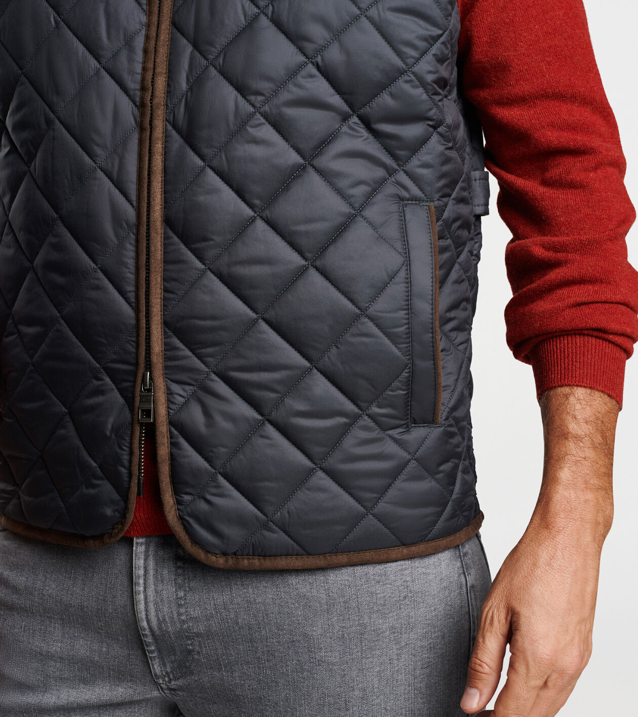 Essex Quilted Travel Vest Men s Vests Peter Millar
