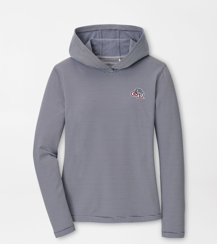 Gonzaga Women's Pine Sugar Stripe Performance Hoodie image number 1