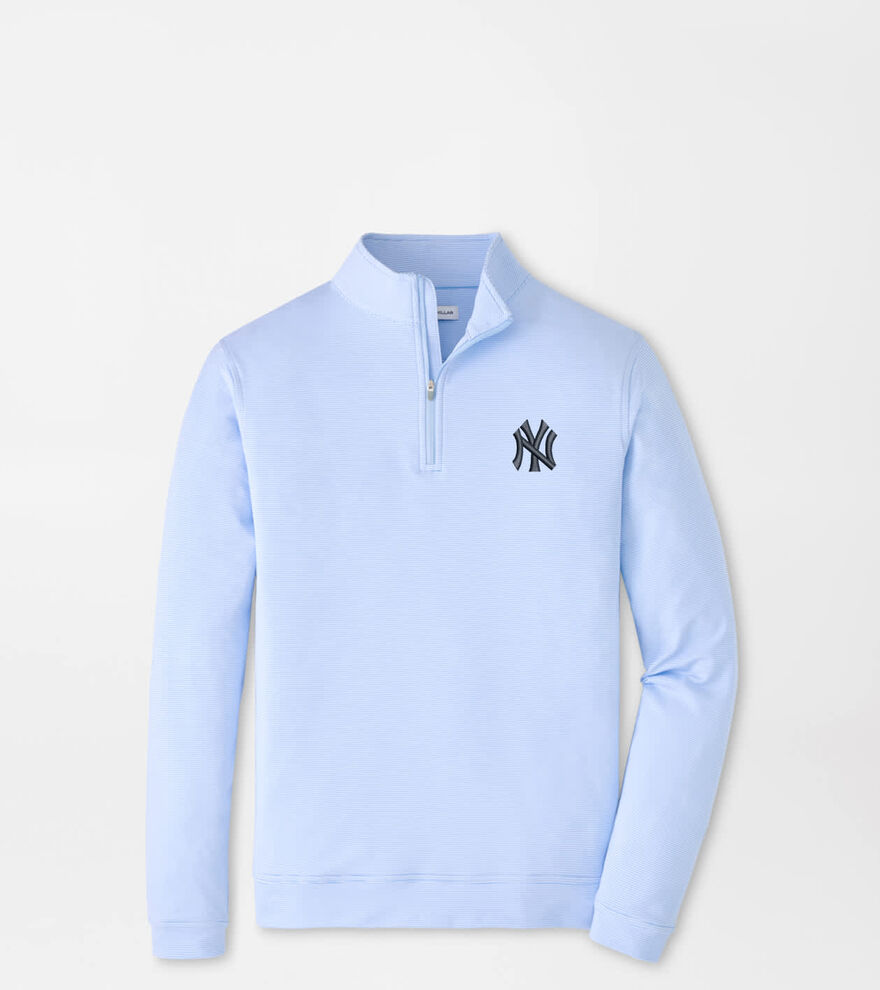 New York Yankees Perth Sugar Stripe Performance Quarter-Zip