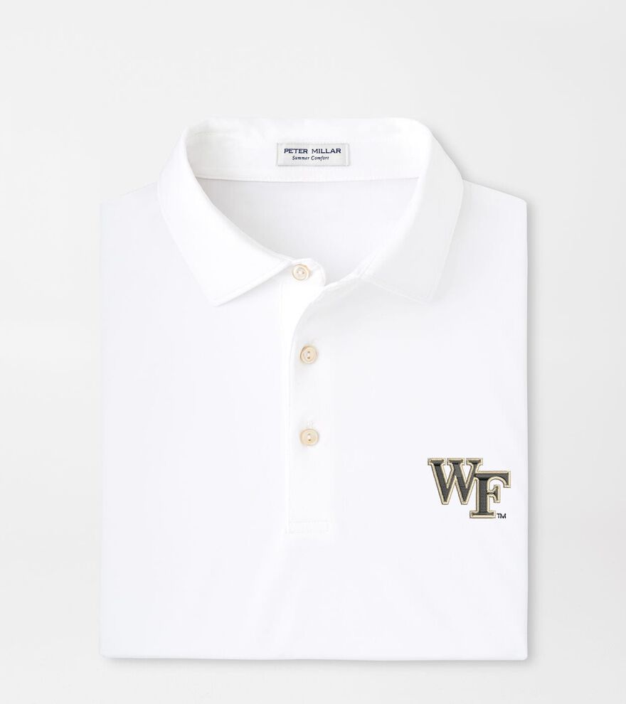 Wake Forest Solid Performance Jersey Polo
