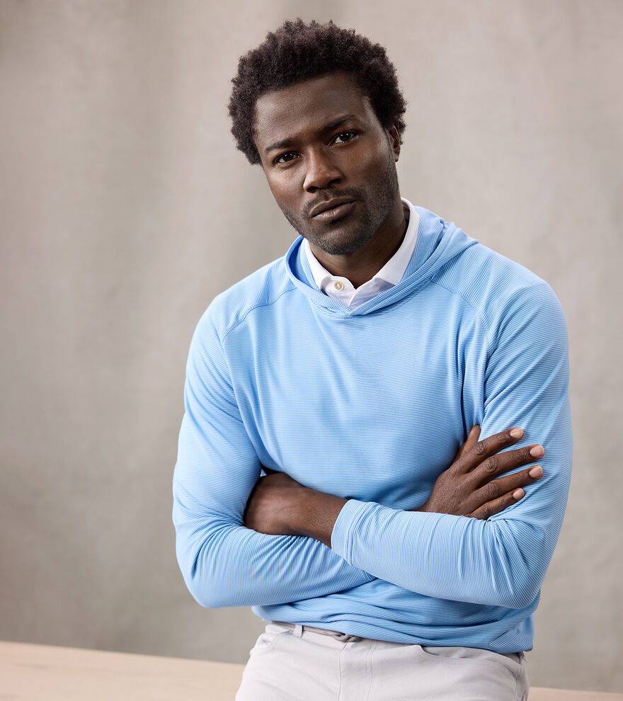 Pine Sugar Stripe Performance Hoodie image number 6