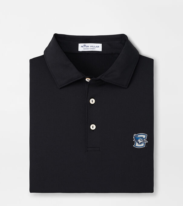 Creighton Solid Performance Jersey Polo (Sean Self Collar)