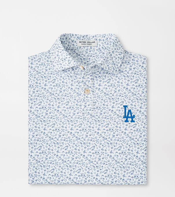 Los Angeles Dodgers Youth Batter Up Performance Jersey Polo