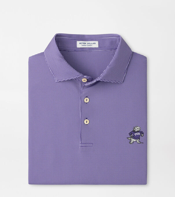 TCU Vault Border Performance Jersey Polo
