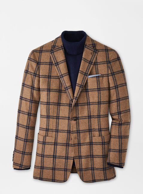Grove Windowpane Soft Jacket | Men's Sports Coats & Suits | Peter Millar