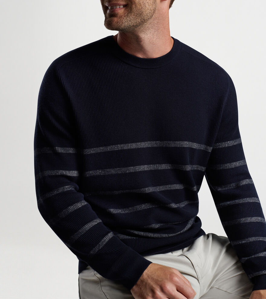 Sampson Striped Crewneck Sweater image number 5