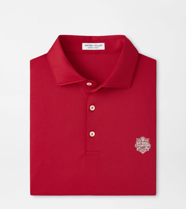 Indiana National Champions Hugo Performance Jersey Polo