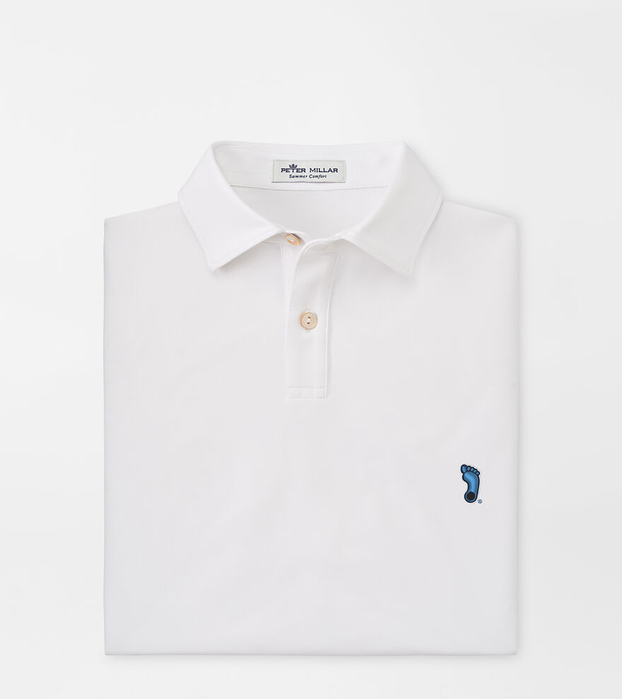 UNC Tar Heel Youth Solid Performance Jersey Polo image number 1