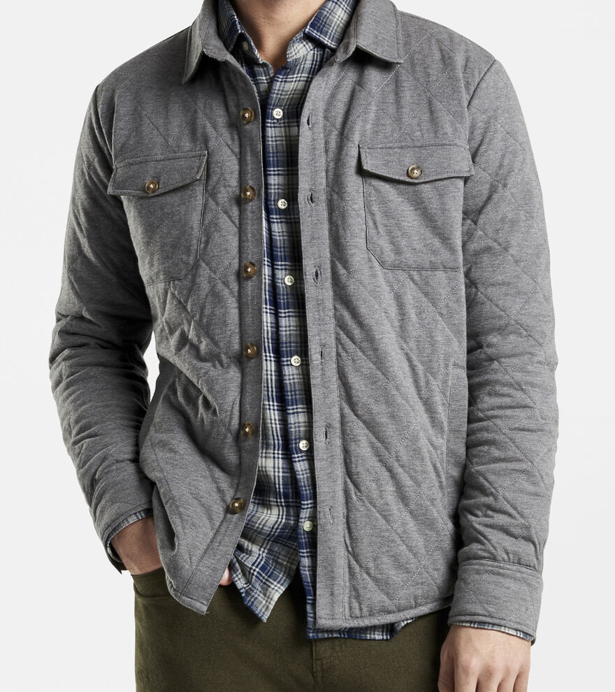 Cotton-Cashmere Shirt Jacket image number 2