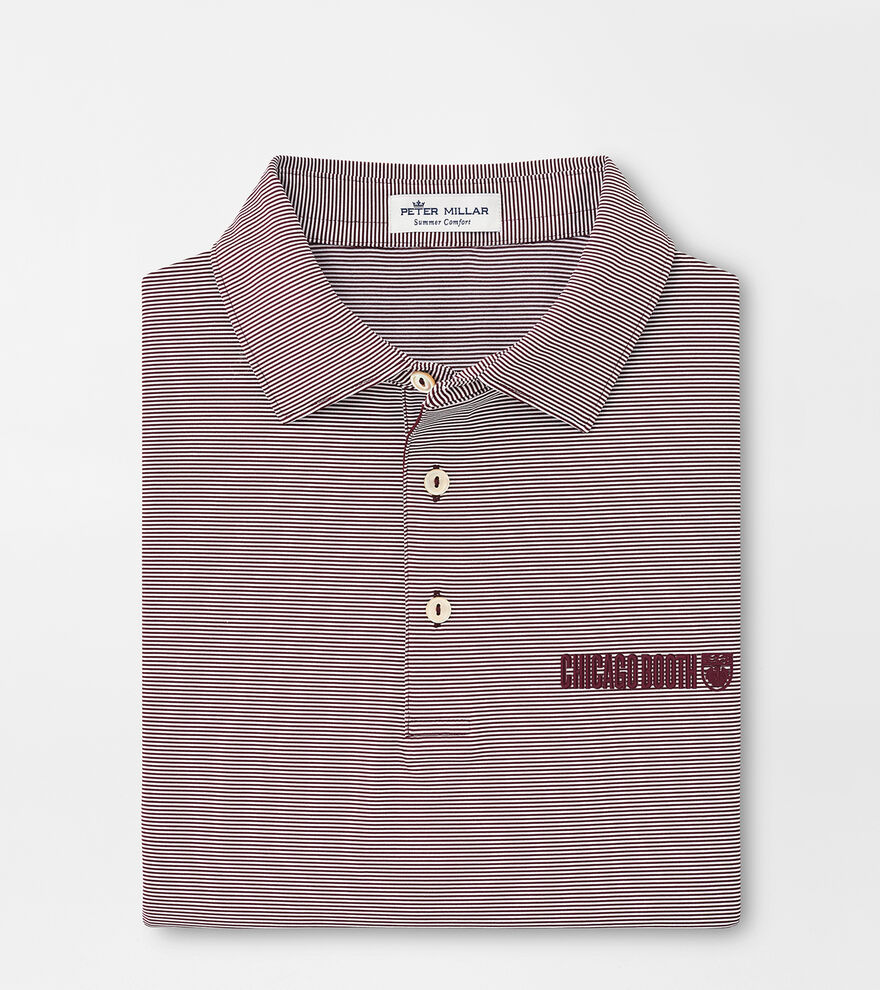 Chicago Booth Jubilee Stripe Performance Polo image number 1