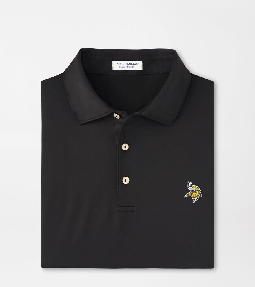 Minnesota Vikings Solid Performance Jersey Polo image number 1