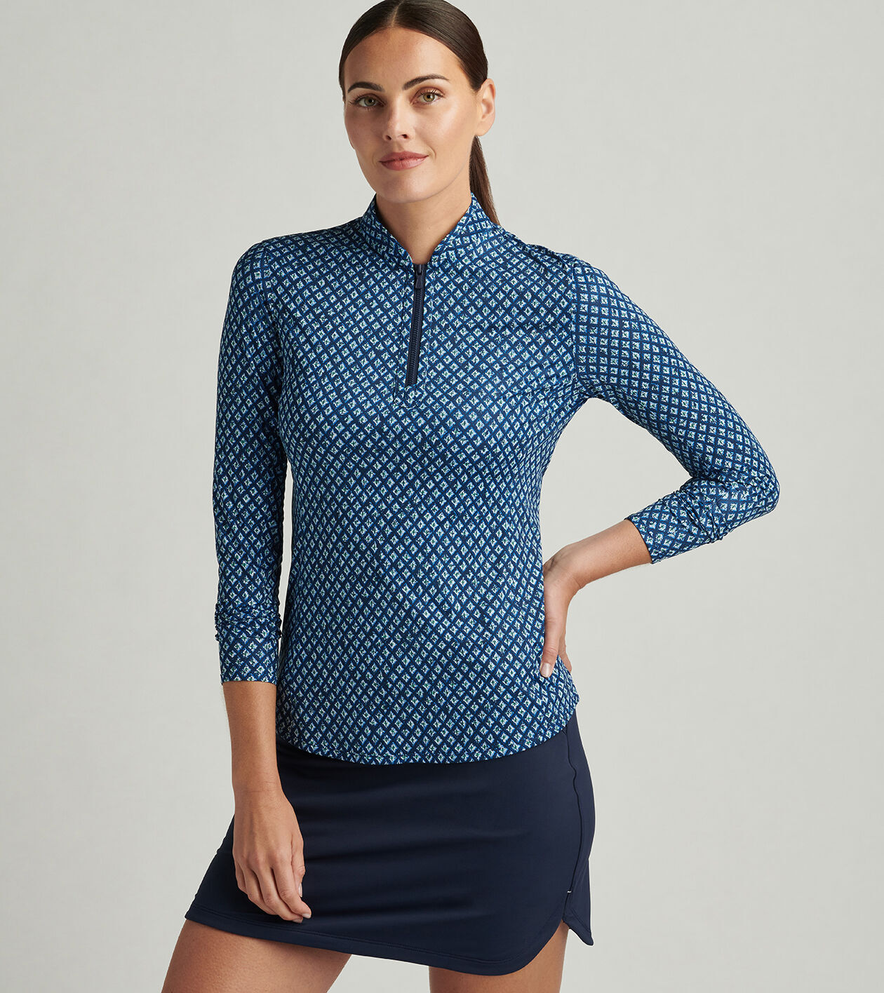 LEONE LINEN DRESS CHAMBRAY
