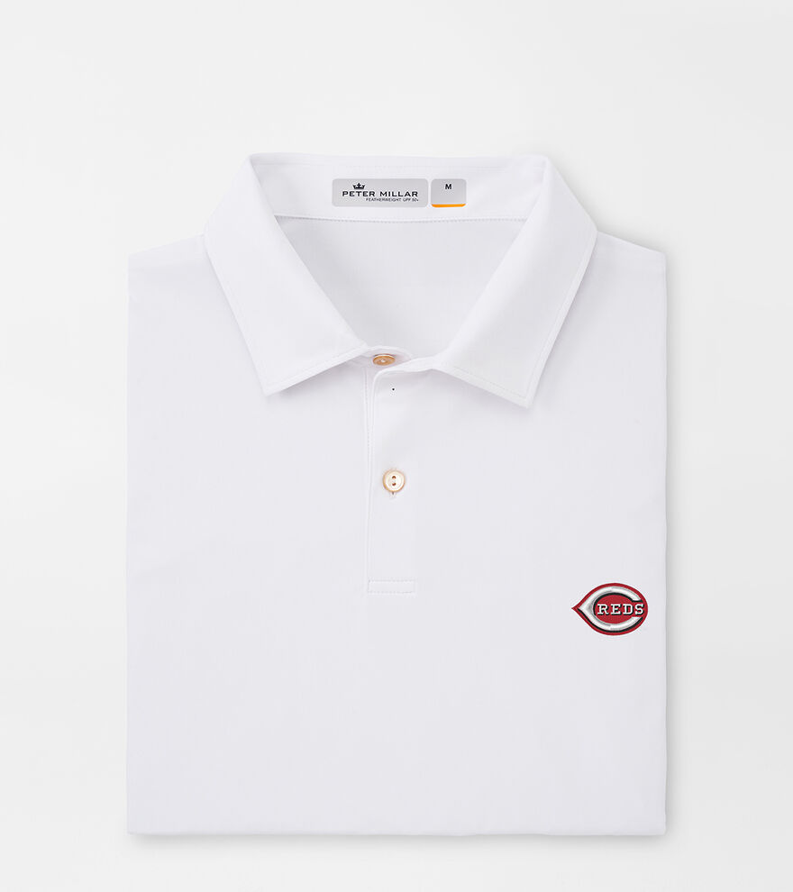 Cincinnati Reds Featherweight Melange Polo image number 1