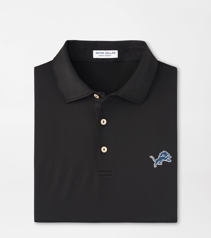 Detroit Lions Solid Performance Jersey Polo image number 1