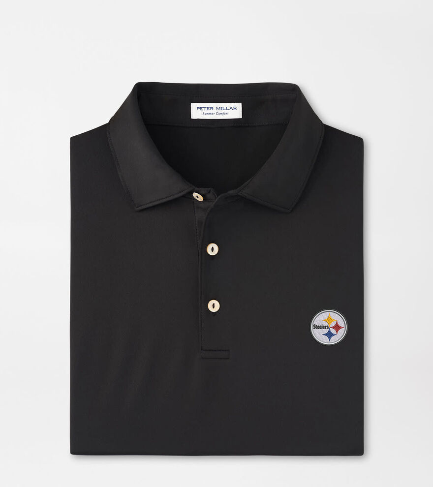 Pittsburgh Steelers Solid Performance Jersey Polo image number 1