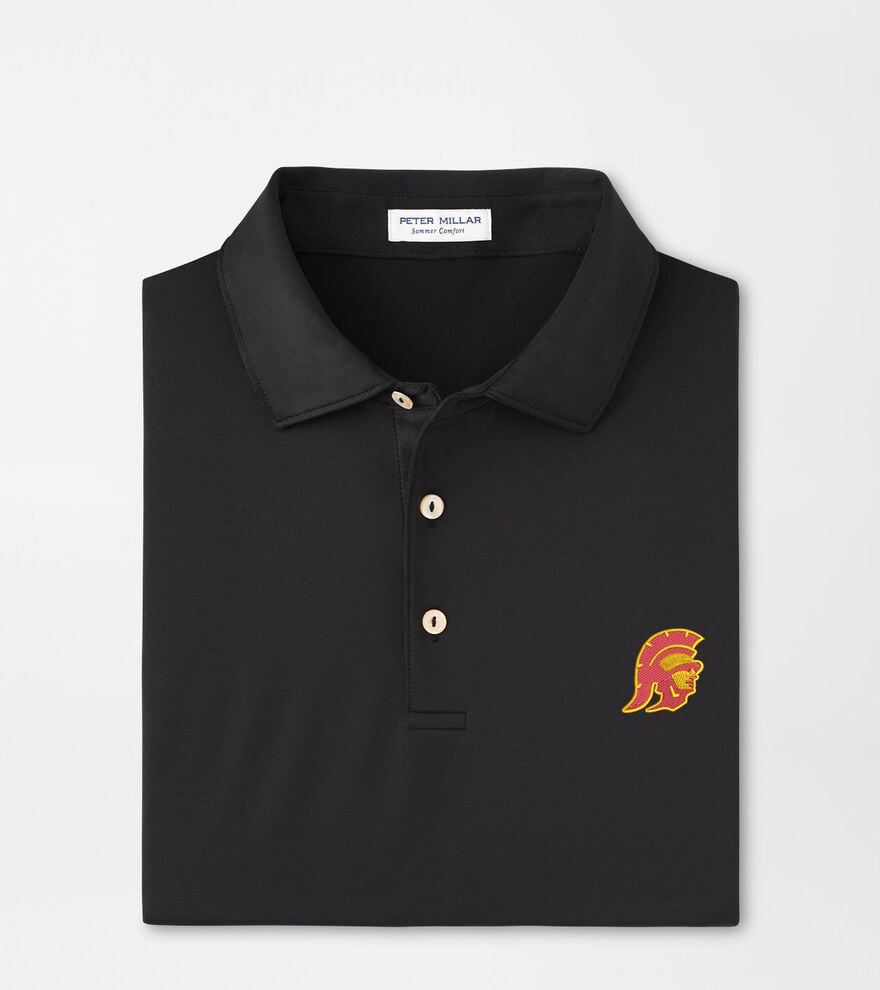 USC Trojan Solid Performance Jersey Polo image number 1