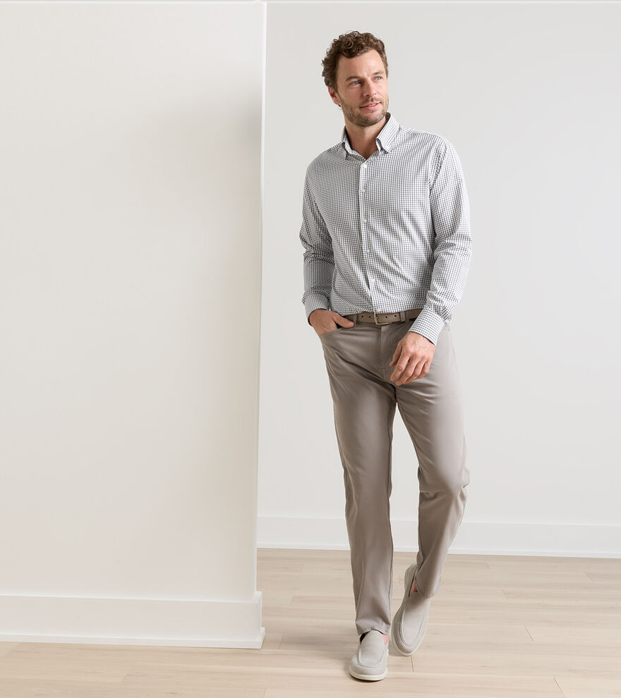 Signature Sateen Five-Pocket Pant image number 2