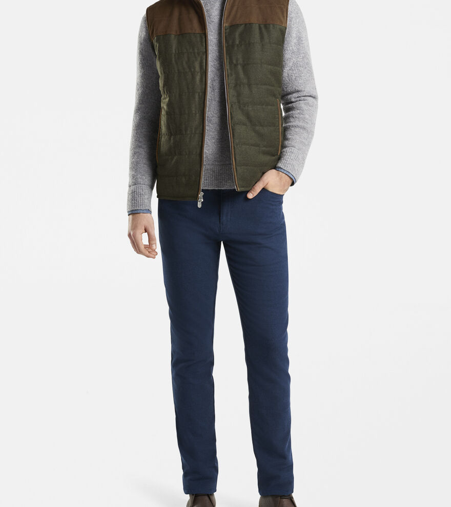 Suede & Wool Vest image number 4